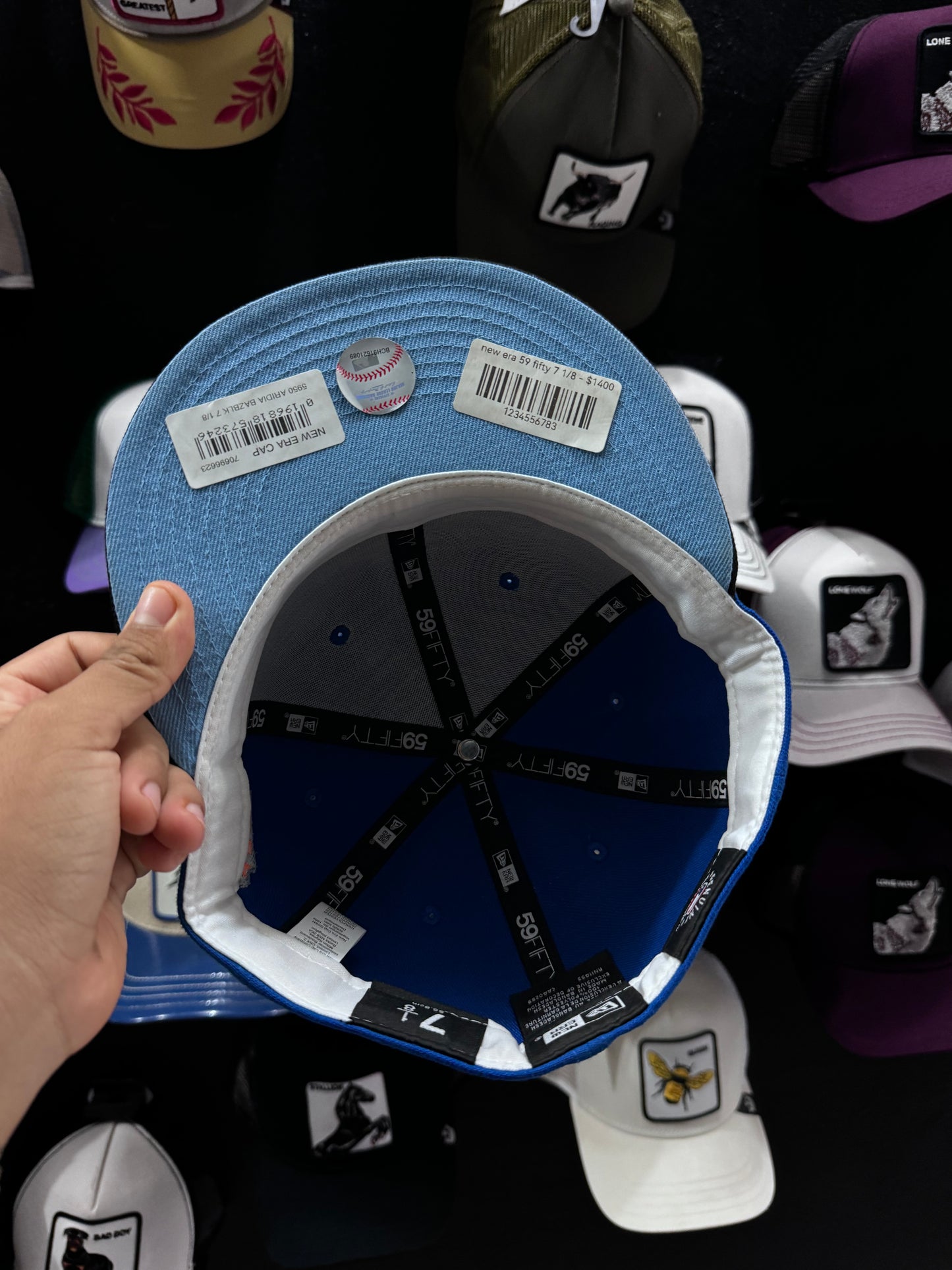 NEW ERA 59 FIFTY DIAMONDS TEXAS 7 1/8