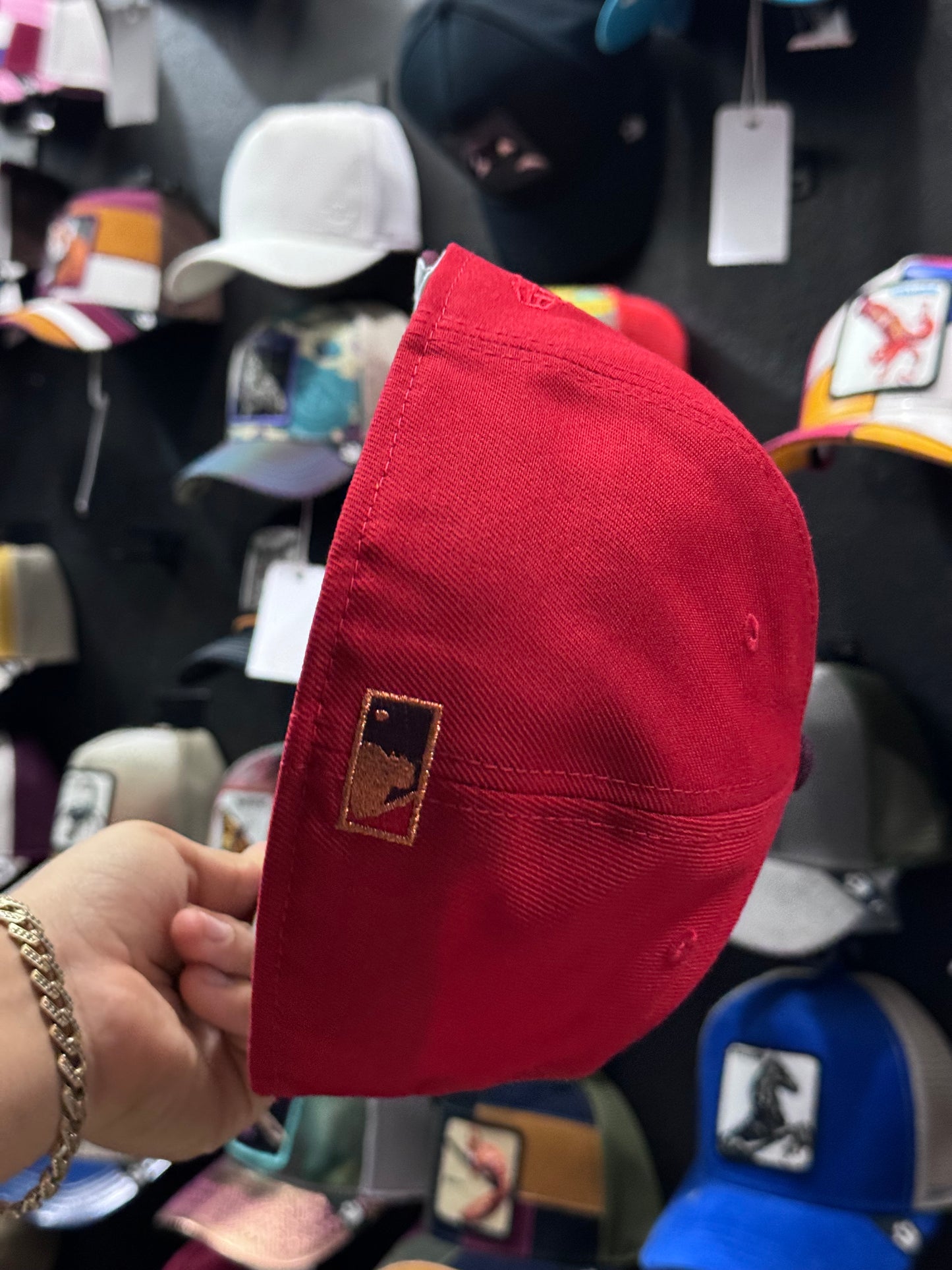 New Era Washington Nationals All Star Game 2018 Burgundy Copper Two Tone Edition 59Fifty Fitted Hat 7 1/8