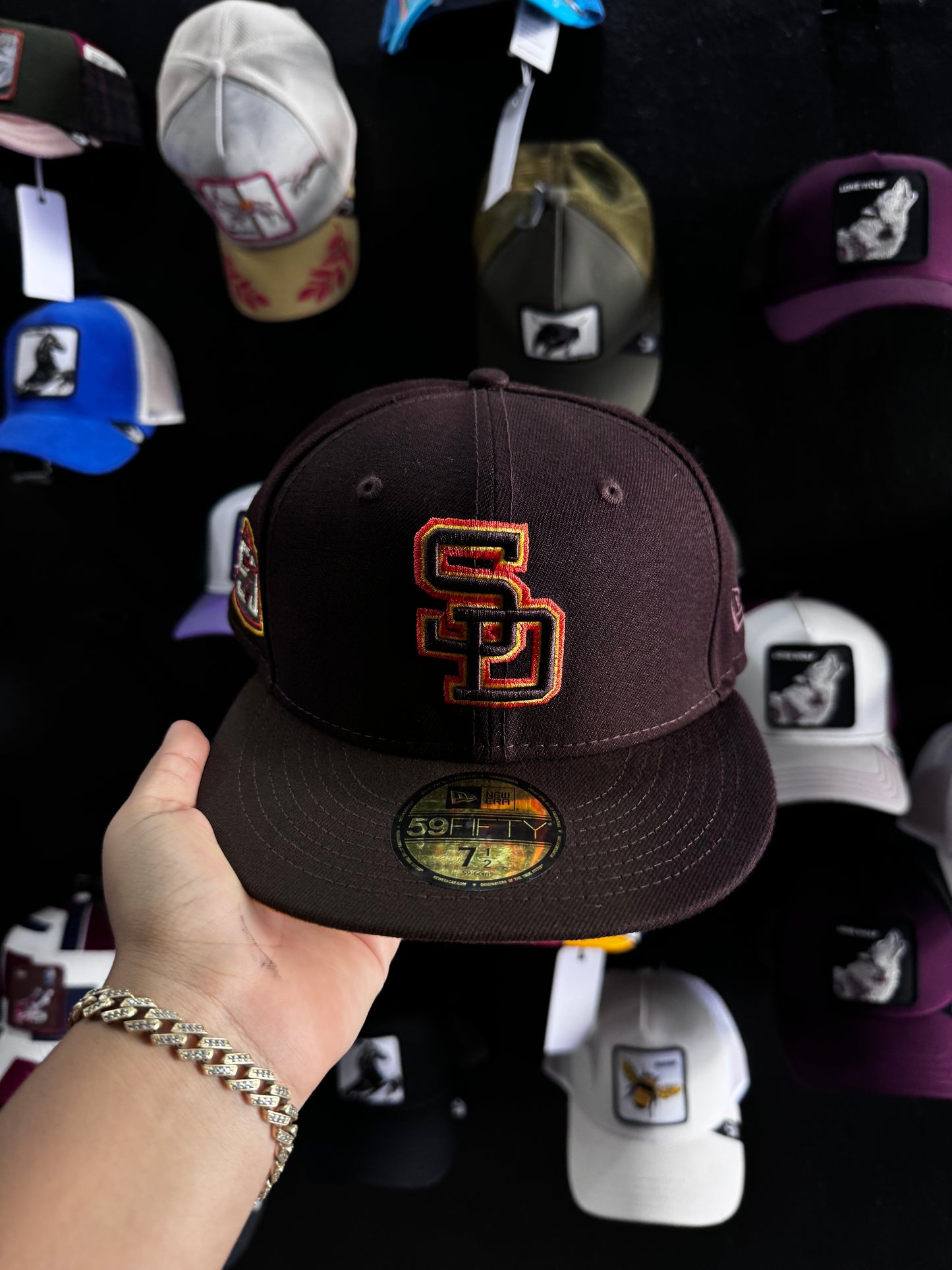 NEW ERA 59 FIFTY SAN DIEGO PADRES 7 1/2