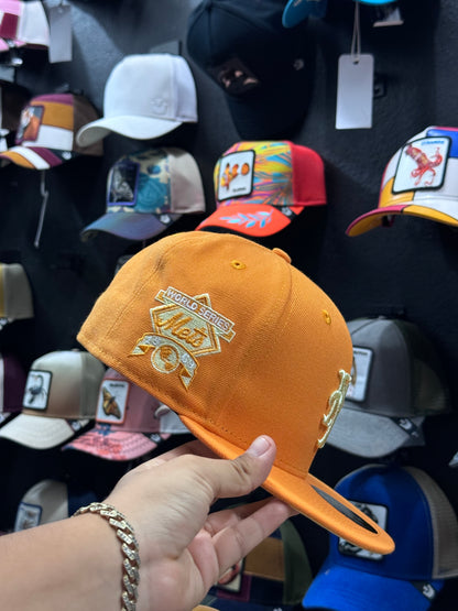 New Era New York Mets World Series 1969 Yellow Edition 59Fifty Fitted Hat 6 7/8