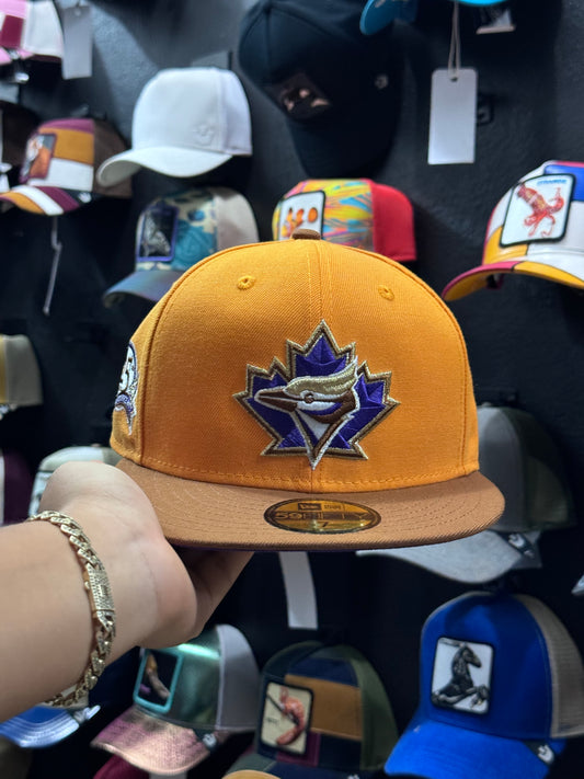 New Era Toronto Blue Jays 25th Anniversary Bourbon Tangerine Prime Edition 59Fifty Fitted Hat 7