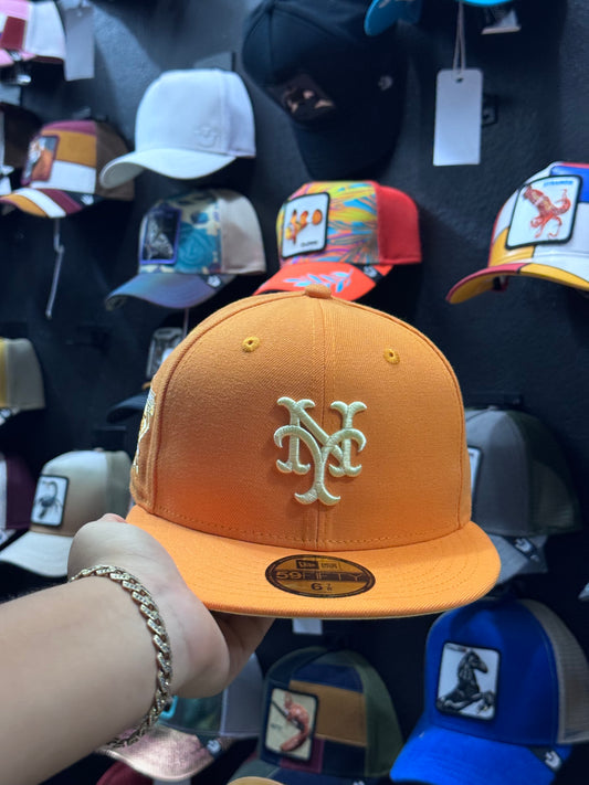 New Era New York Mets World Series 1969 Yellow Edition 59Fifty Fitted Hat 6 7/8