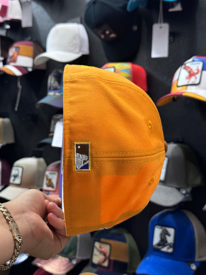 New Era Toronto Blue Jays 25th Anniversary Bourbon Tangerine Prime Edition 59Fifty Fitted Hat 7